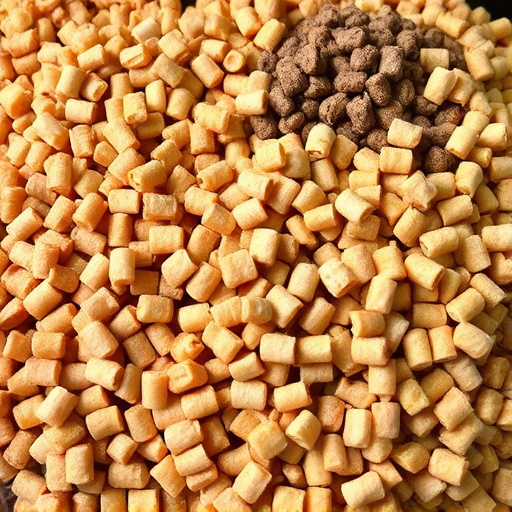 Variety of suet pellet flavours displayed
