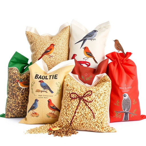 Variety of wild bird seed bags