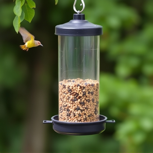 Waterproof feeder with seed storage