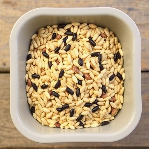 Wheat-free seed blend in feeding tray