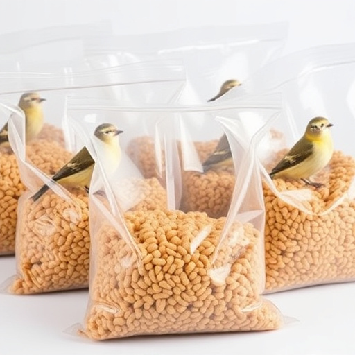 Wholesale wild bird food bagged neatly