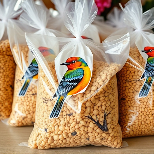 Wholesale wild bird food bagged neatly