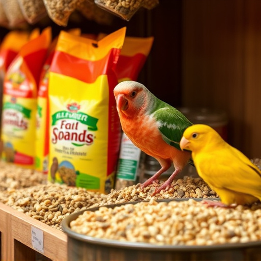 Wide selection of bird feed products