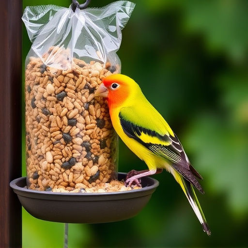 Wide selection of bird feed products