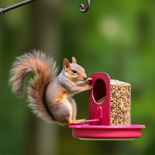 Affordable squirrel-resistant bird feeder hanging