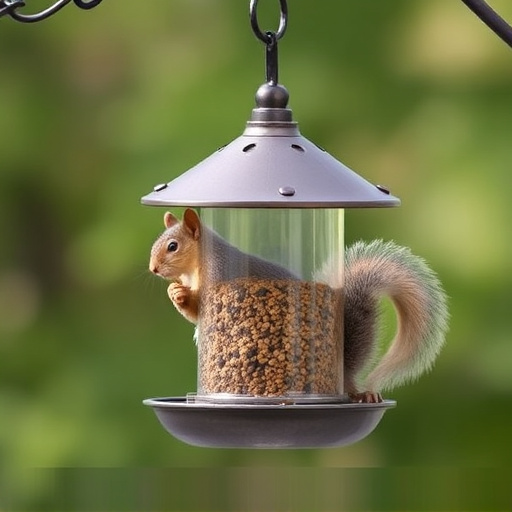 Affordable squirrel-resistant bird feeder hanging