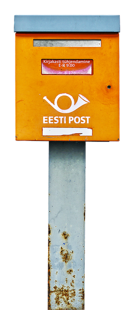 Bird box attached to fence post