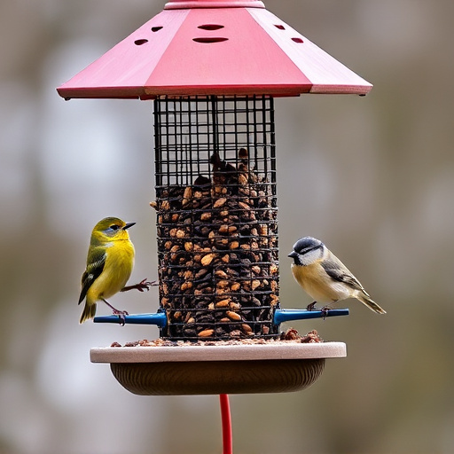 bird feeder station