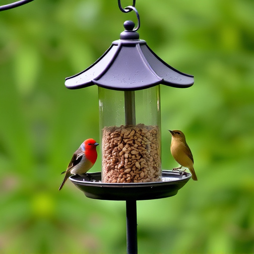 bird feeder station