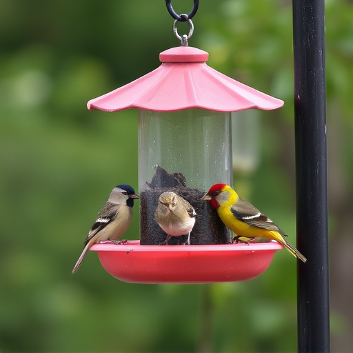 bird feeder station