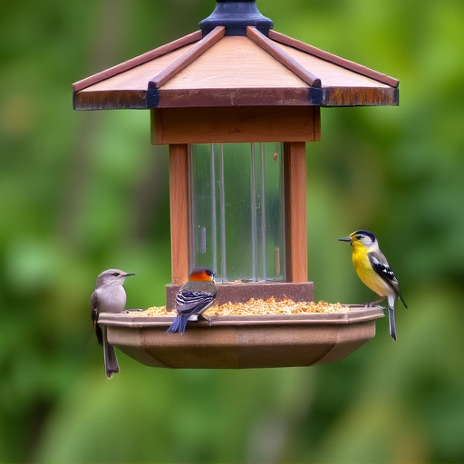 bird feeder station