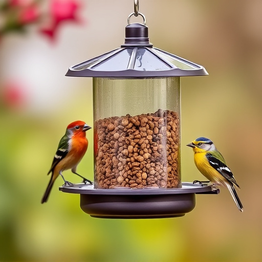 Bird feeders filled from subscription delivery