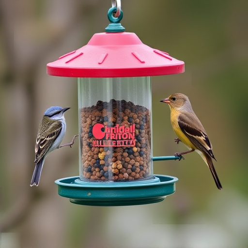 Bird feeders filled from subscription delivery