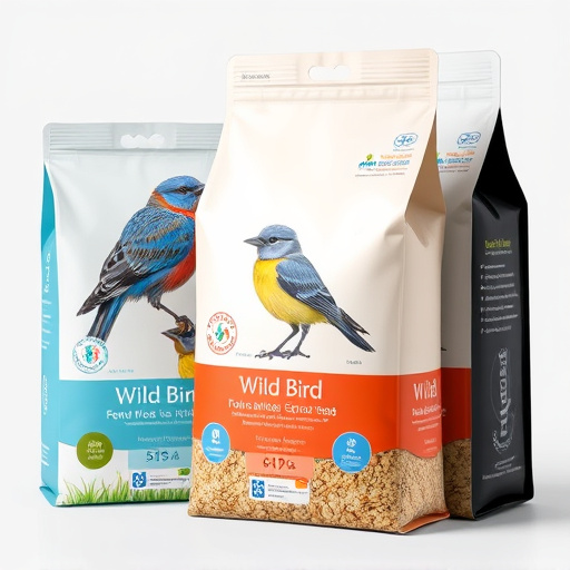 Branded UK wild bird feed packaging