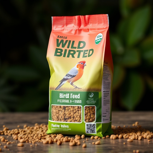 Branded UK wild bird feed packaging
