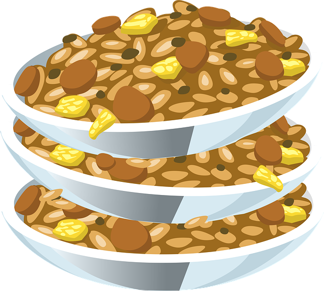 Bulk sacks of bird food stacked outdoors
