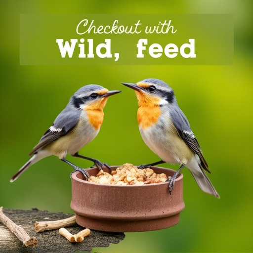Checkout page for wild bird food