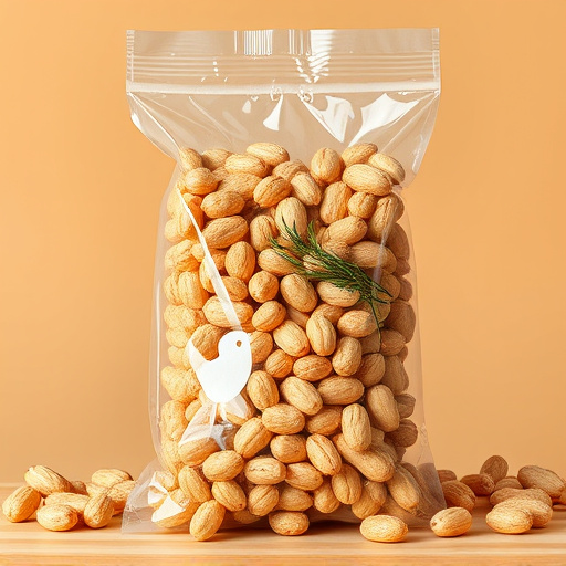 Clear bag of bird peanuts bulk buy