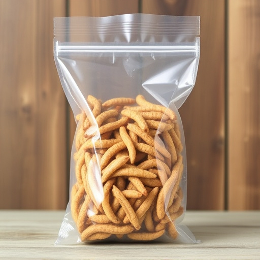 Clear bag of dried mealworms UK