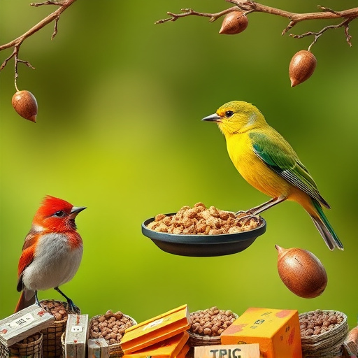 Click-and-collect bird food website banner
