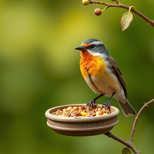 Click-and-collect bird food website banner