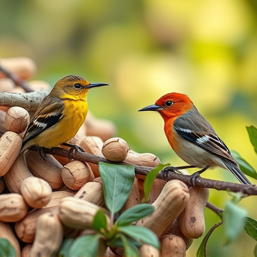 Close-up of peanuts for garden birds