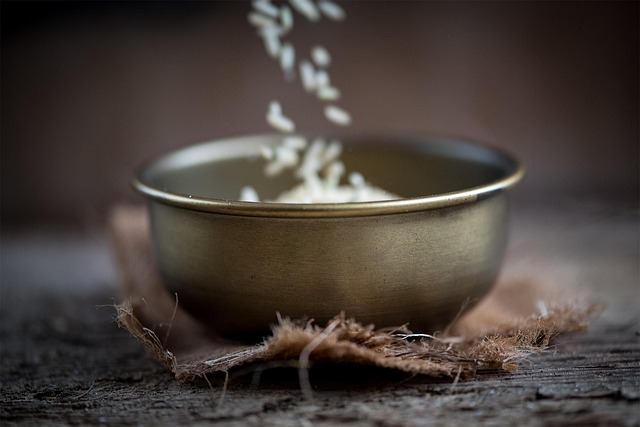 Close-up of shelled peanuts in bowl