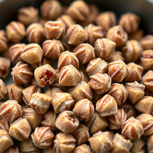 Close-up of suet pellets in dish