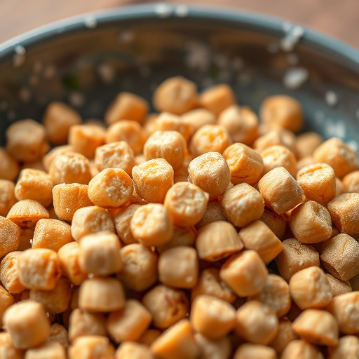 Close-up of suet pellets in dish