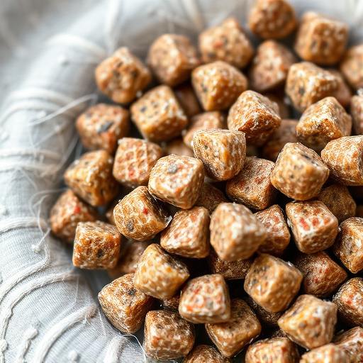 Close-up of suet pellets in dish