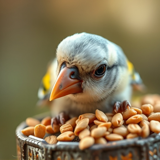 Close-up of wheat-free bird food