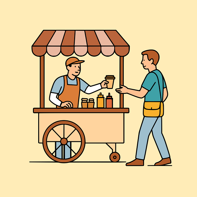 Customer holding budget bird food pack