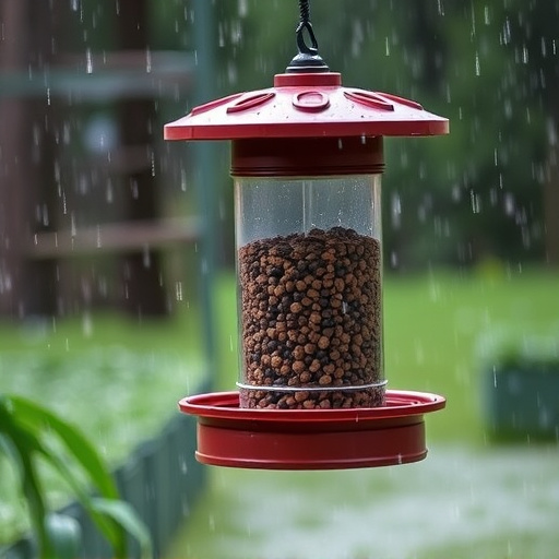 Durable feeder against wind and rain