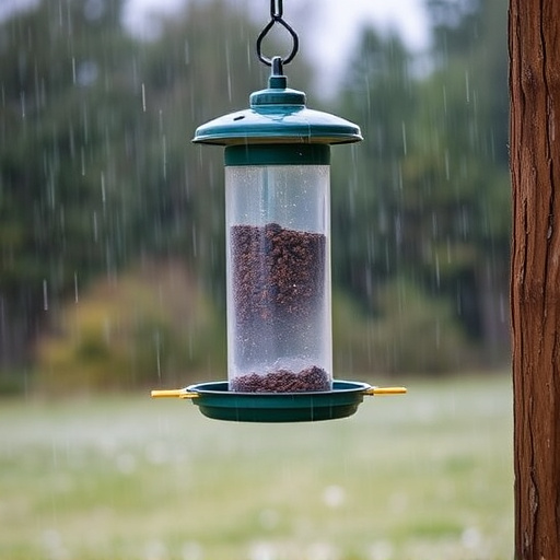 Durable feeder against wind and rain