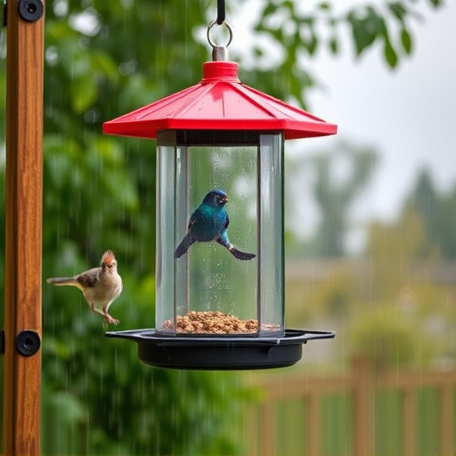 Durable feeder against wind and rain