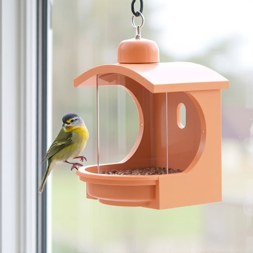 Easy-to-clean window bird feeder design