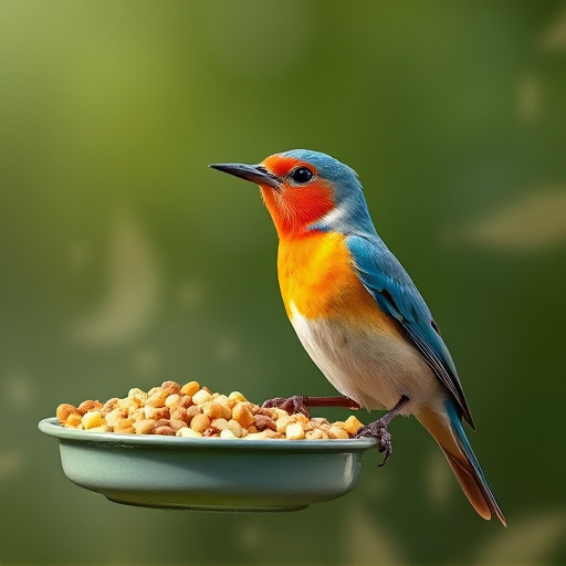 Free UK delivery banner on bird food