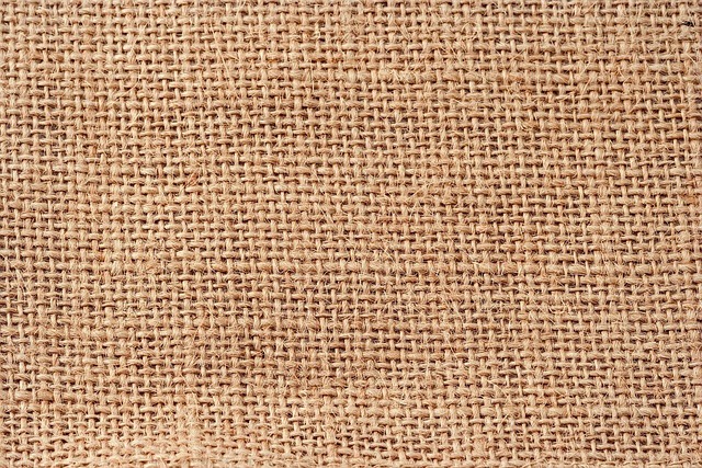 Fresh bird peanuts in rustic storage sack