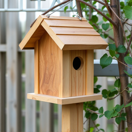 Garden bird box no longer in use