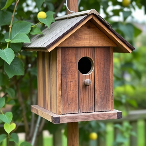 Garden bird box no longer in use
