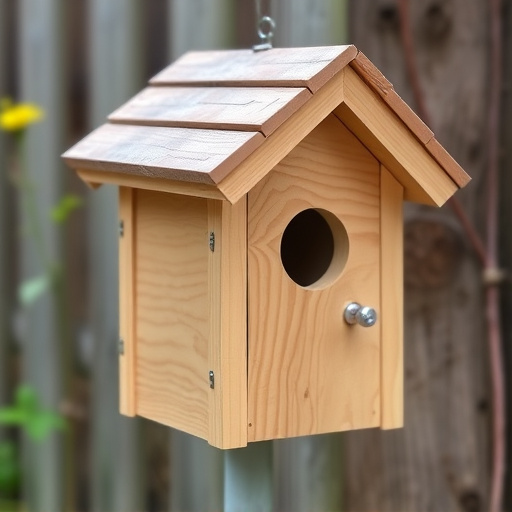 Garden bird box no longer in use