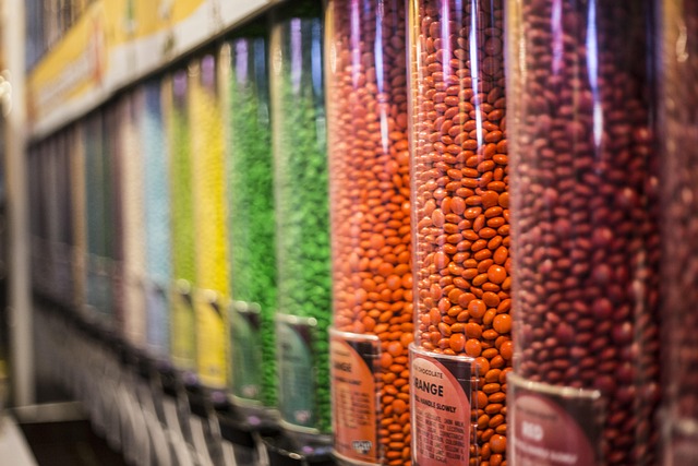 Large variety of seeds on display