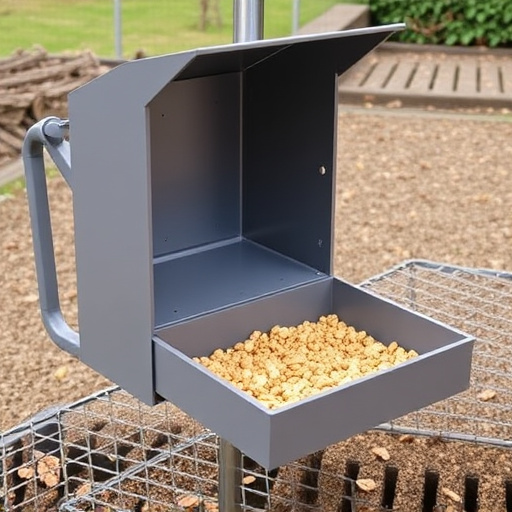 Lightweight feeder with open access tray