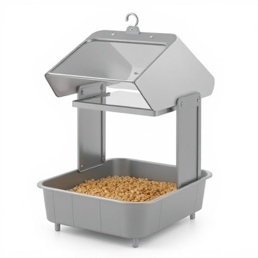 Lightweight feeder with open access tray