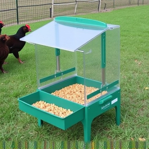 Lightweight feeder with open access tray