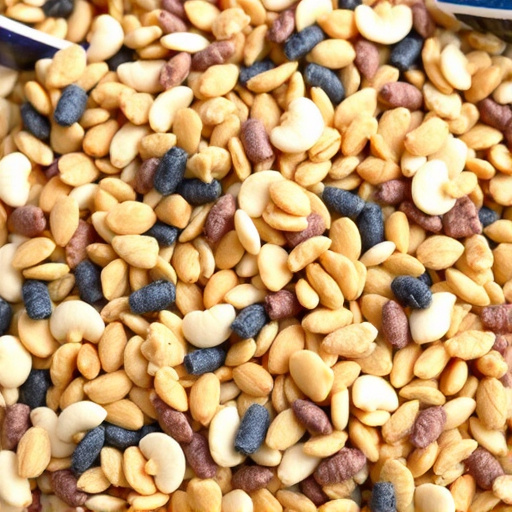 Mixed bird seed blend without wheat