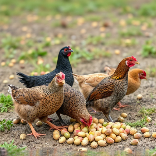Mixed flock eating sunflower hearts