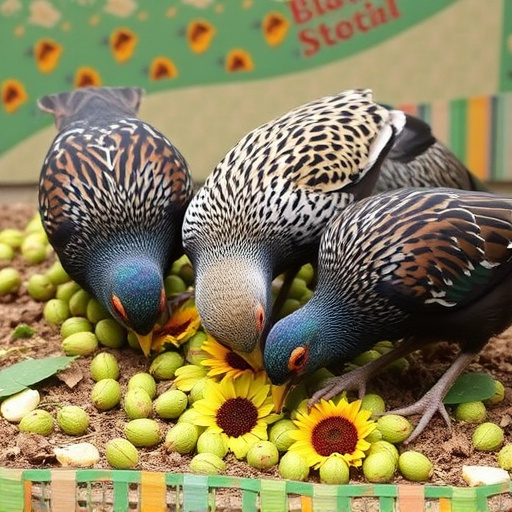 Mixed flock eating sunflower hearts