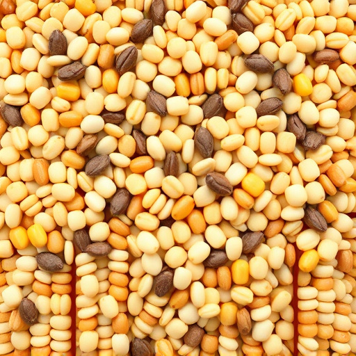 Mixed seed blend with millet and maize