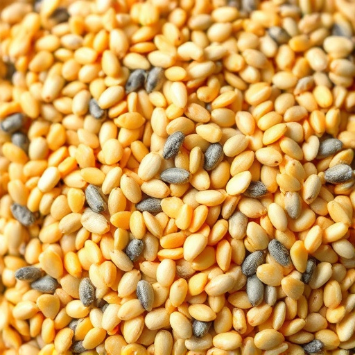 Mixed seed blend with millet and maize